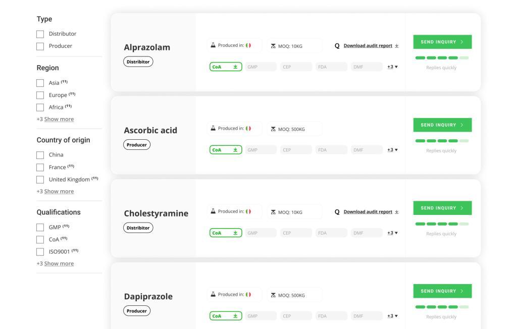 Become a supplier 3 Share your product portfolio